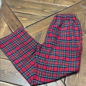 Vineyard Vines Kids Pajama Bottoms - Red and Blue Plaid